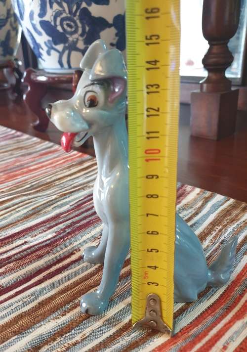 VERY RARE FIND !!!!!    Vintage Wade Porcelain Disneys Tramp Dog. ~ C.1960 ~