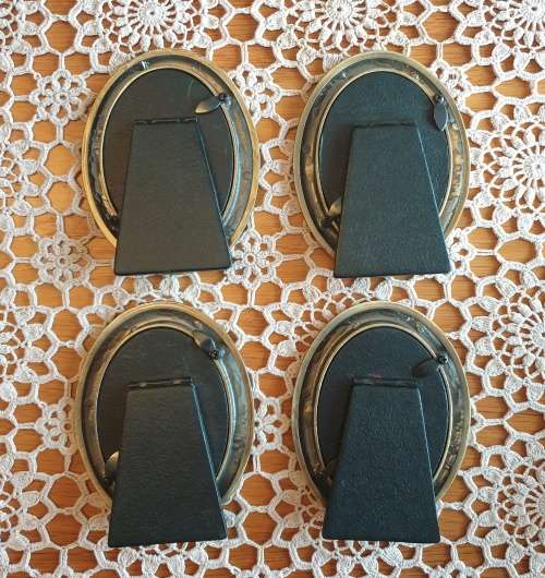 4 Pewter Photo Frames