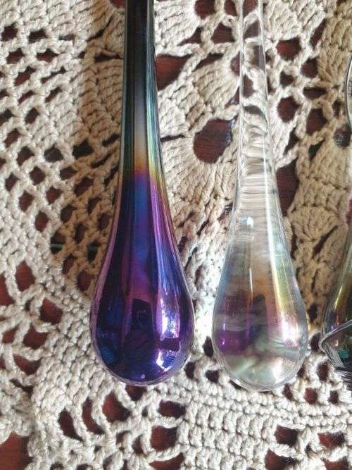 Glass Crystal Rain Drops (set of 5)