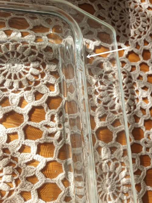 Vintage Pyrex Black Snowflake Bowl