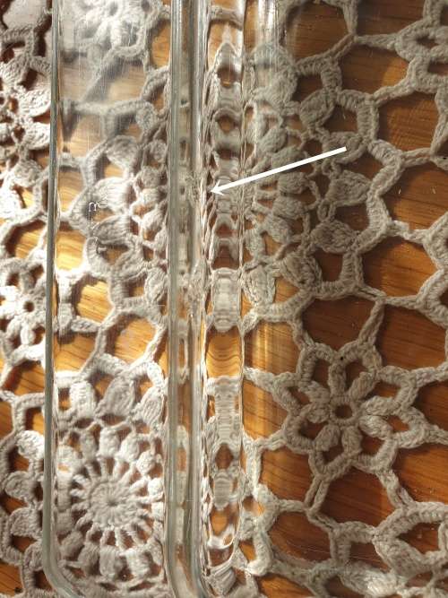 Vintage Pyrex Black Snowflake Bowl