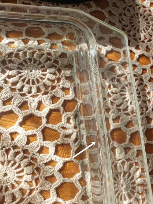 Vintage Pyrex Black Snowflake Bowl