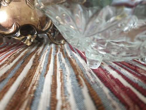 Lovely Clear  Glass Candy Bowl