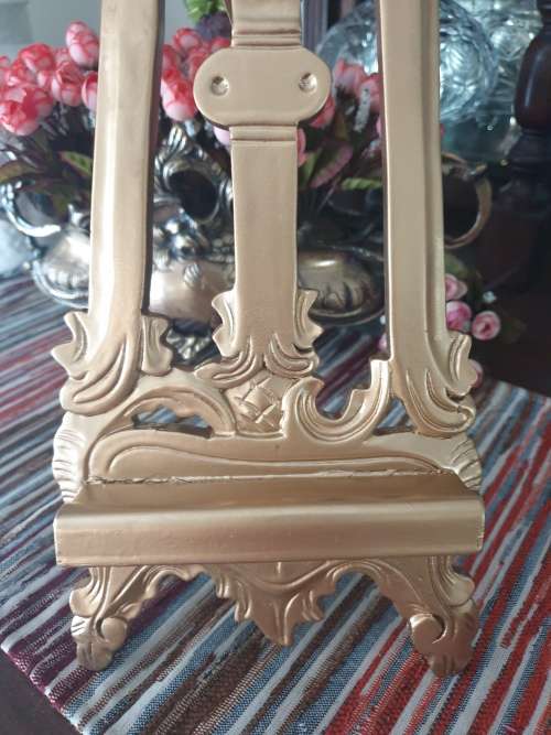 Gold Color Wooden Easel