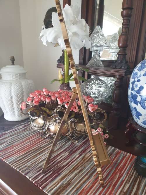 Gold Color Wooden Easel