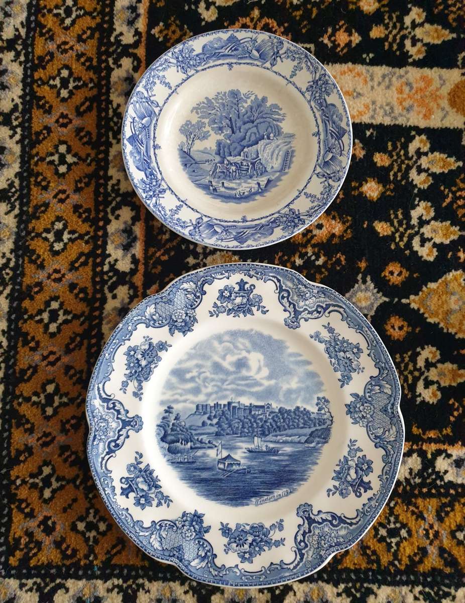 Two Vintage Wall Plates
