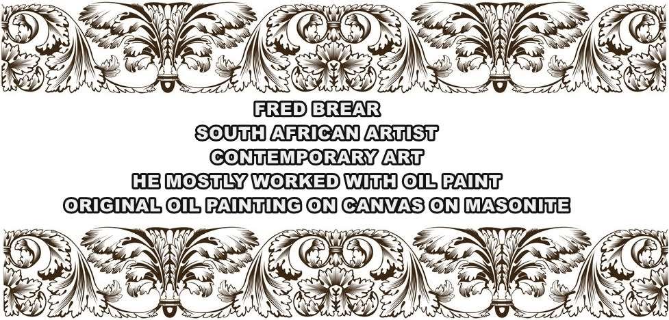 FRED BREAR | SOUTH AFRICAN ARTIST | CONTEMPORARY ART |
