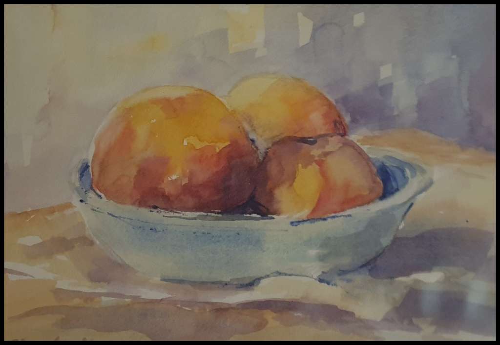 WATER COLOR - PEACHES