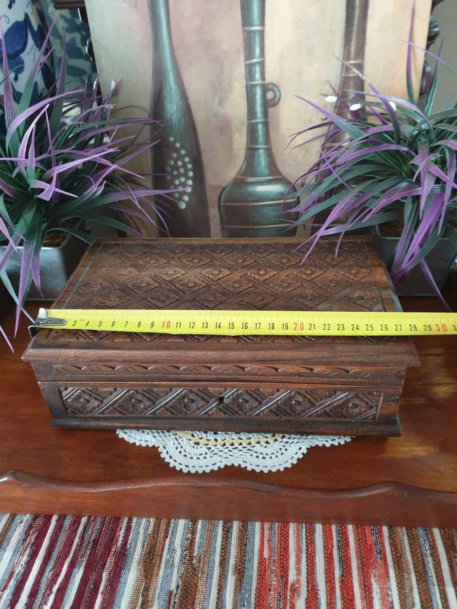 Rose Wood Jewelry Box | Memory Box | Decor |