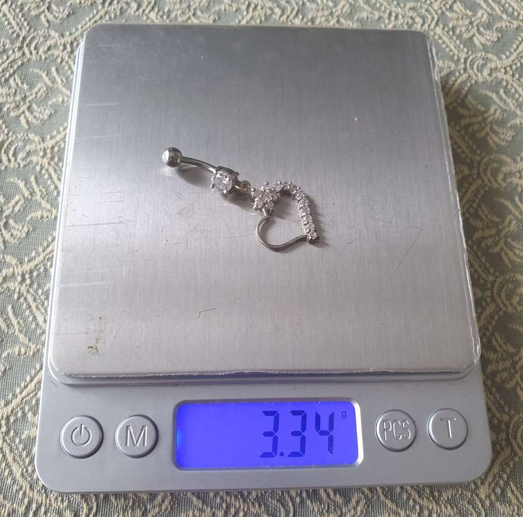 SILVER Belly Ring | NEW | 23 |