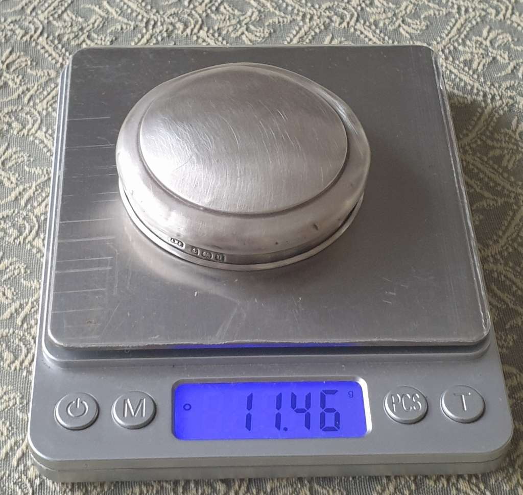 Silver and Glass Trinket/Dressing Table bowl | Vintage