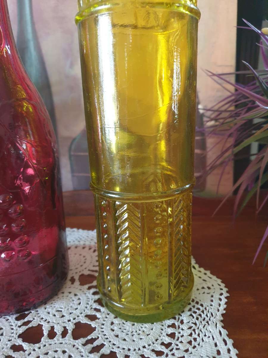 Two Glass Bottles for Your Collection | Decor | Home | Good condition |