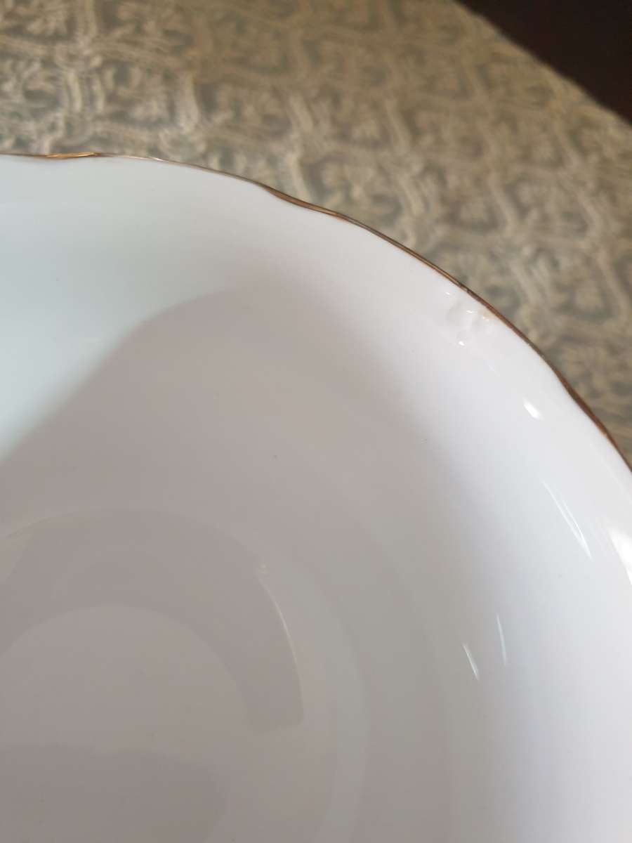 COLCLOUGH RIDGWAY POTTERIES BONE CHINA | SET WITH CAKE PLATE | ENGLAND |