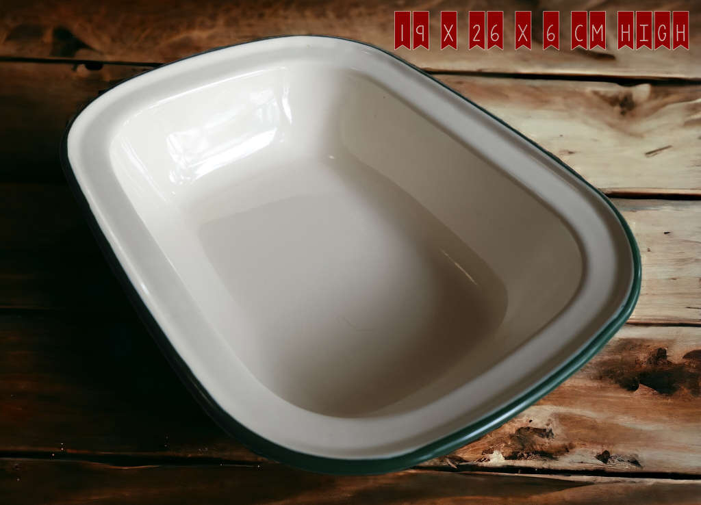 ENAMEL PIE DISH | HOME | KITCHEN |