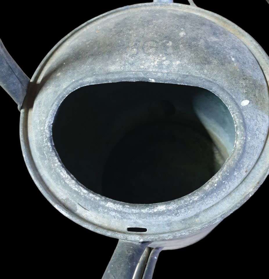 Vintage 3 gallon galvanized watering can