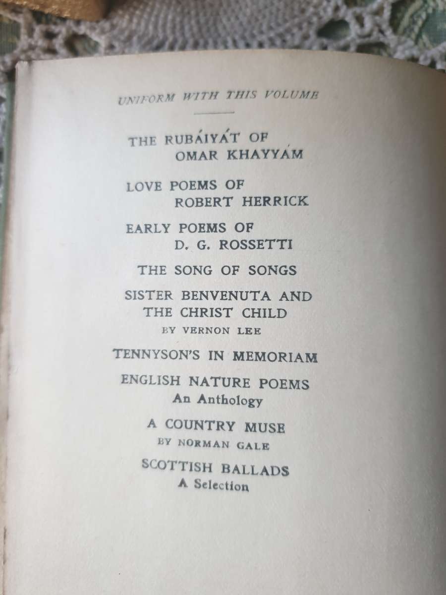 POETRY BOOK | ANTIQUE | COLLECTABLE | DECOR |