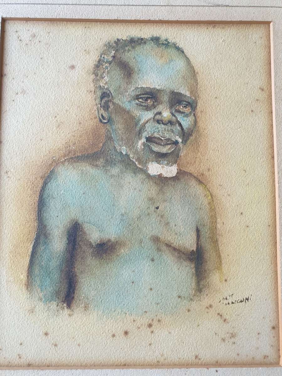 Simon Mnguni Watercolor