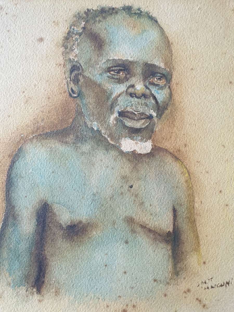 Simon Mnguni Watercolor