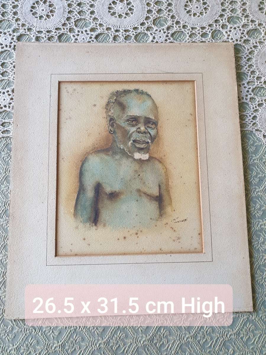 Simon Mnguni Watercolor