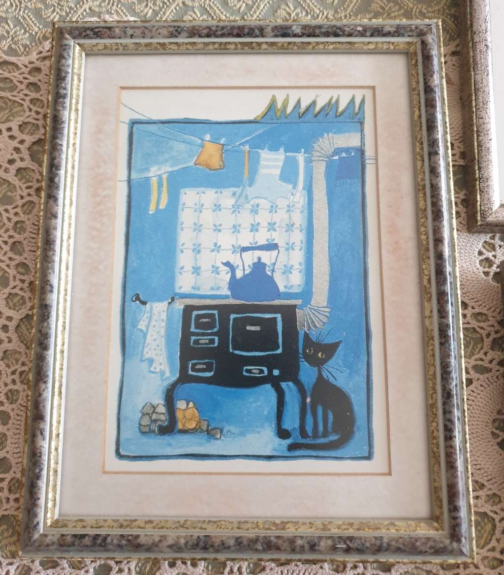 Rosina Wachtmeister |  Goebel CAT PRINTS | SIGNED | BARGAIN AT THIS PRICE !! |