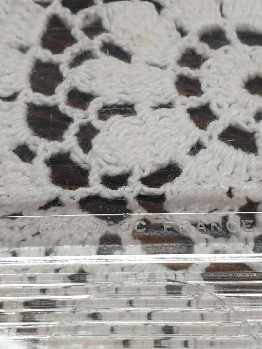 GLASS BUTTER BOWL | FRANCE |