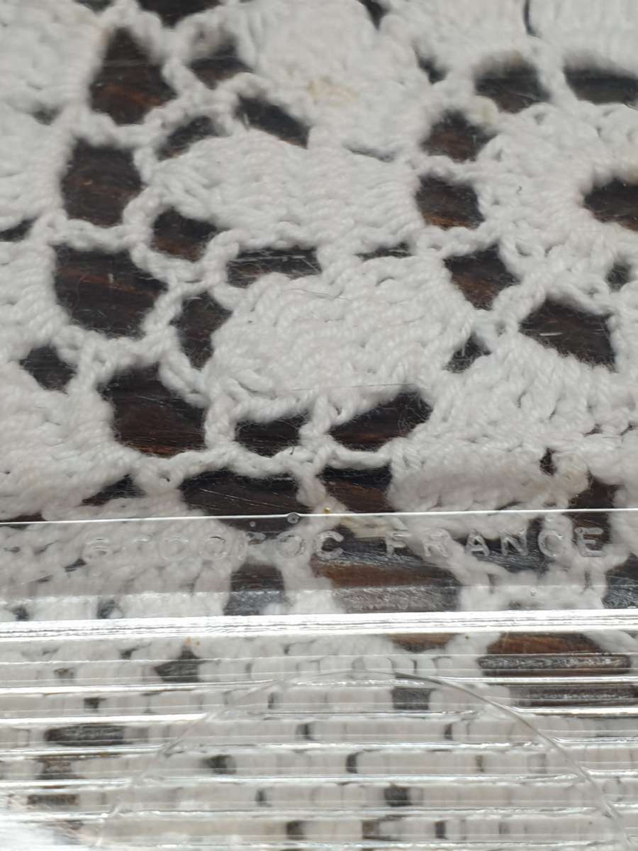 GLASS BUTTER BOWL | FRANCE |