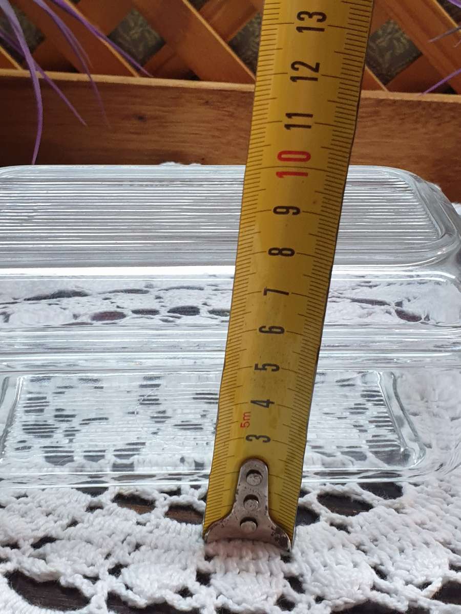 GLASS BUTTER BOWL | FRANCE |