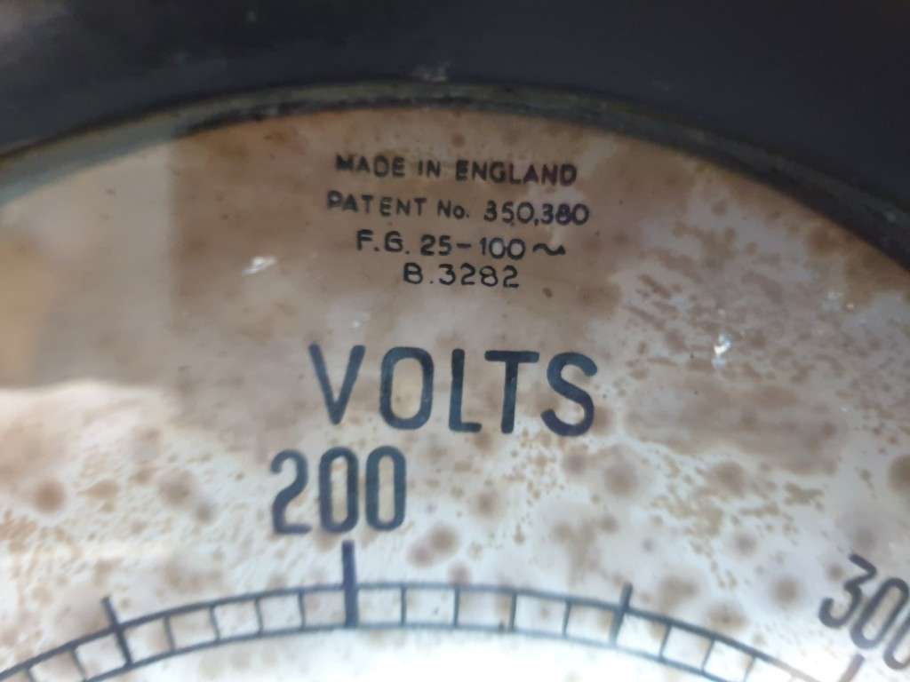 Vintage Ferranti Large Voltmeter - AC 400 Volts
