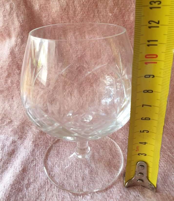 SET OF TWO CRYSTAL GLASSES