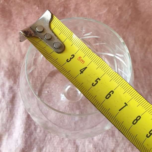 SET OF TWO CRYSTAL GLASSES