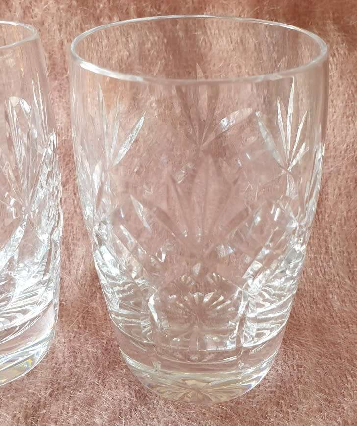 SET OF 3 CRYSTAL GLASSES