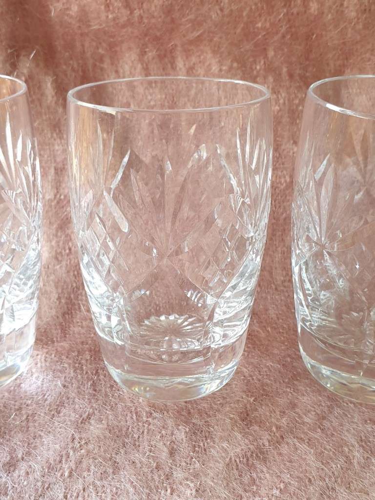 SET OF 3 CRYSTAL GLASSES