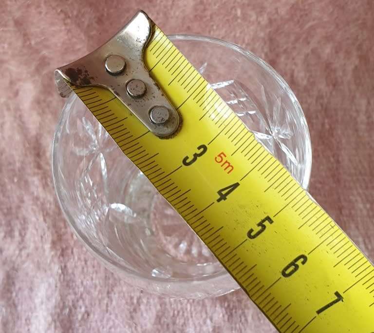 SET OF 3 CRYSTAL GLASSES