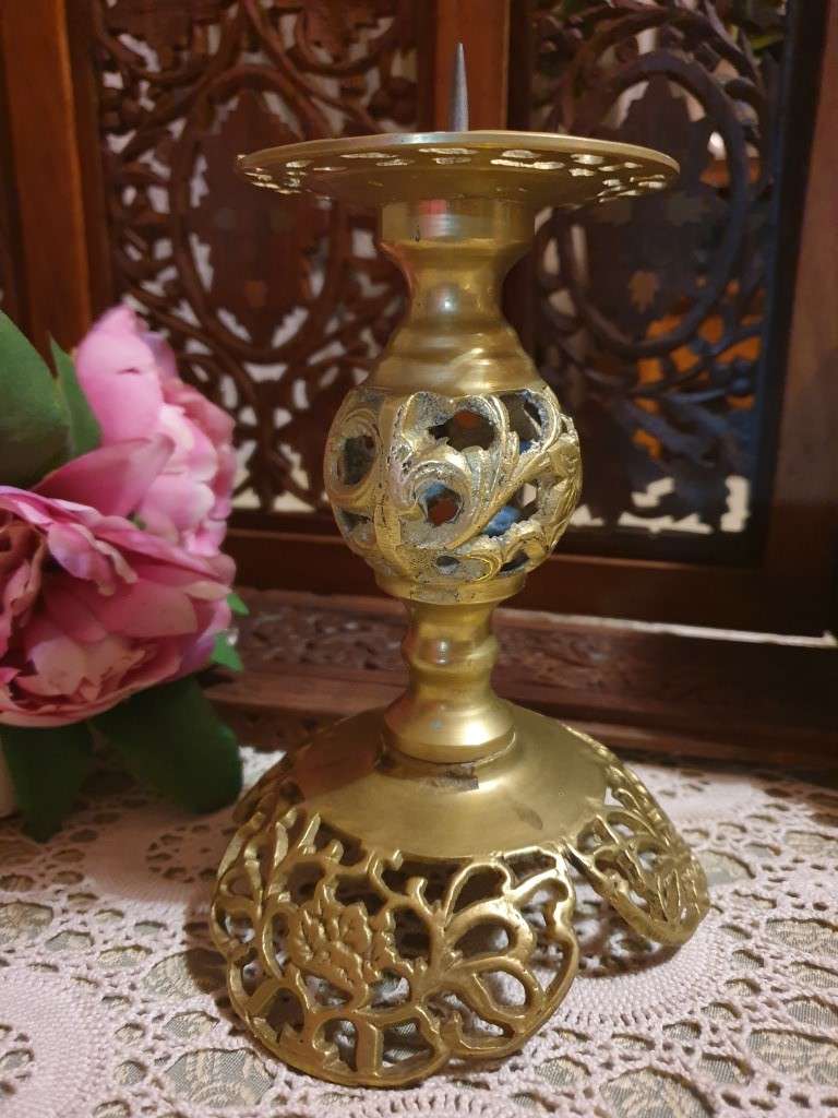 Brass Candle Holder