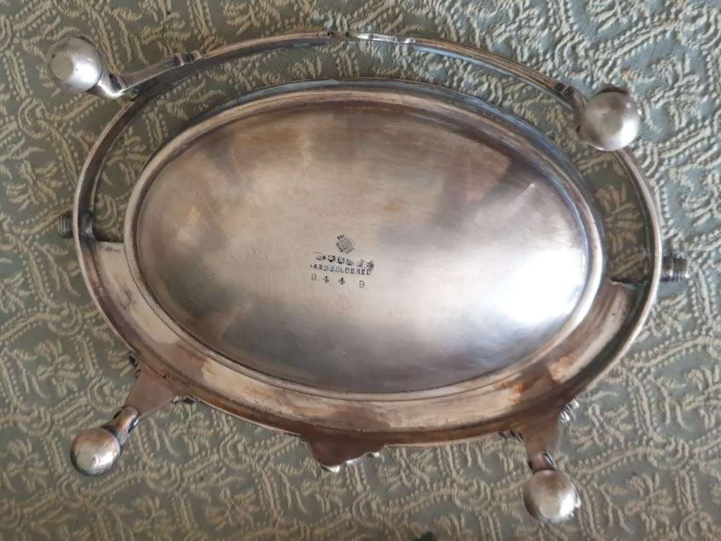 VINTAGE PLATED TUREEN | BUTTER DISH |
