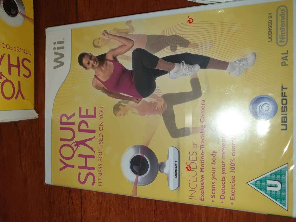 Wii Your shape camera and game