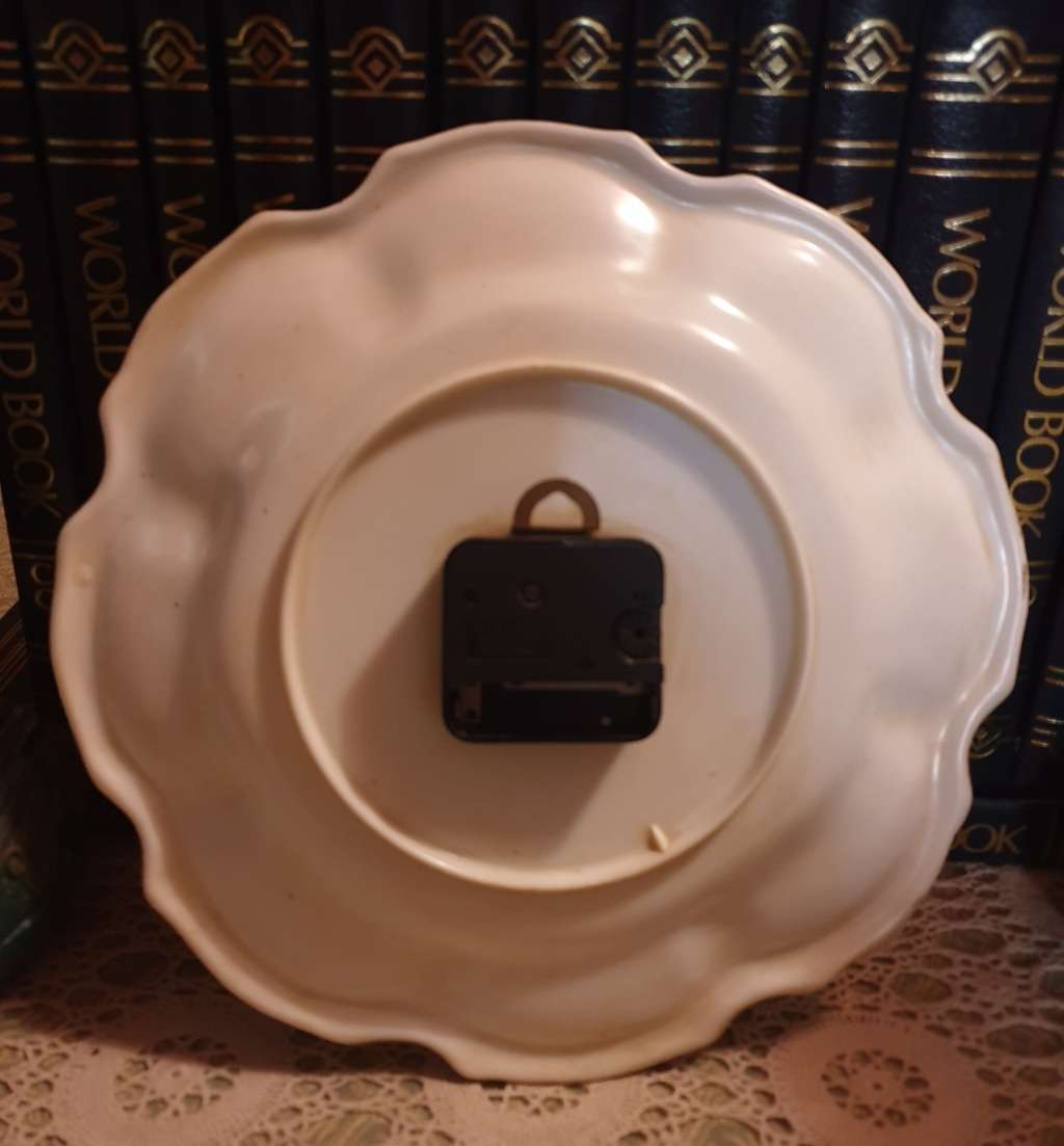 Vintage Melamine German Wall Clock Good working order.