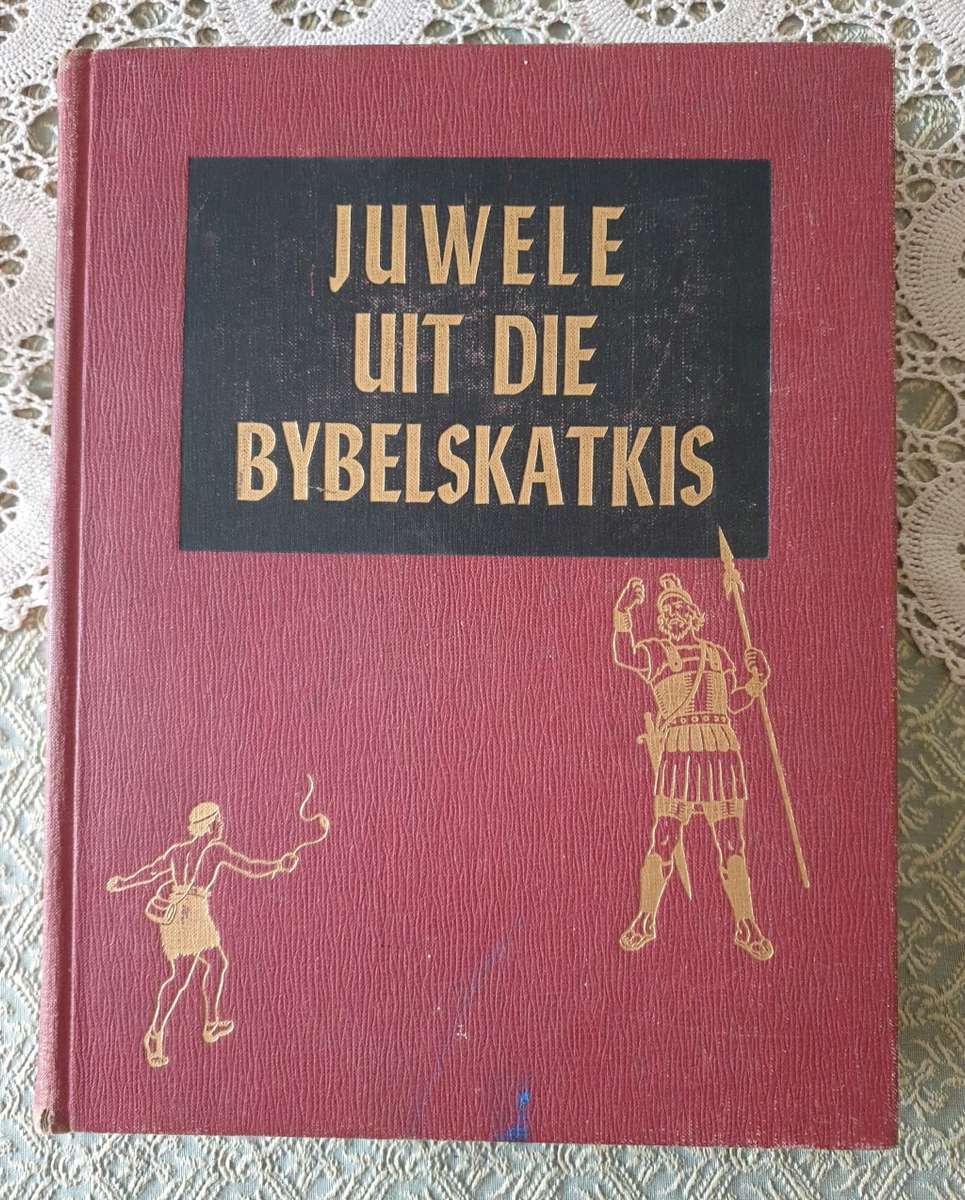 OU KINDERBYBEL DD 1954 - `JUWELE UIT DIE BYBELSKATKIS`