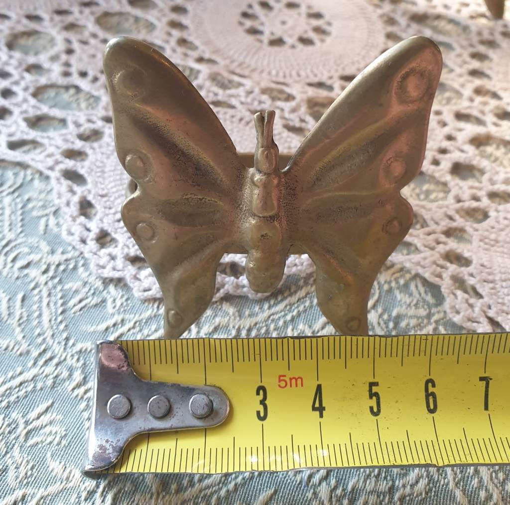 CAST BRASS NAPKIN HOLDERS SET OF 4