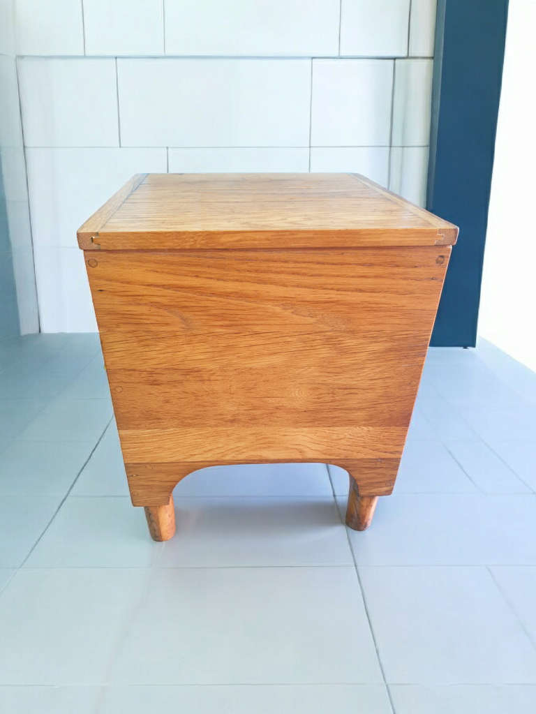 Antique Mission Style Oak Commode