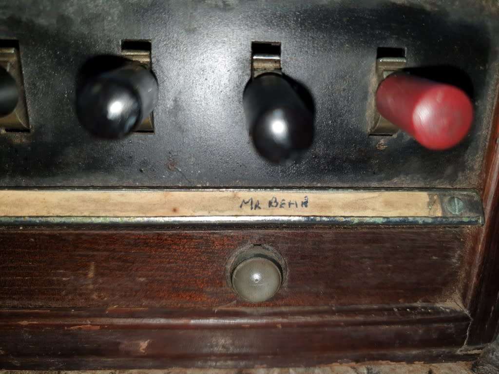 Vintage 1940's Dictograph Telephone Intercom Substation Phone 6 Keys Rare