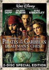 Pirates of the Caribbean Dead man's Chest DVD's