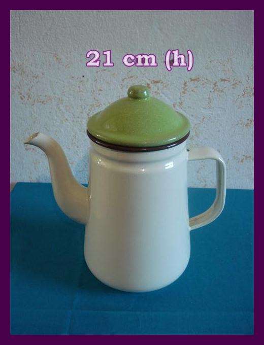 Beautifull  Enamel Coffee Pot