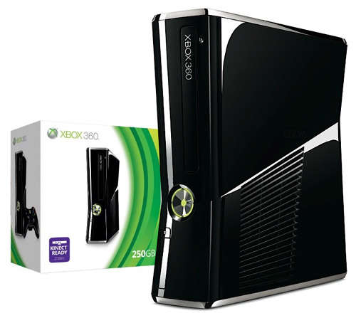 X BOX 360 SLIM  250 GIG HARD DRIVE