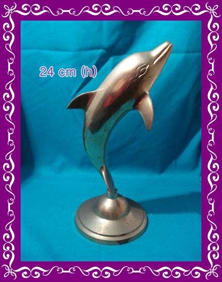 Brass Dolfyn on Stand