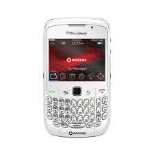 White BlackBerry Curve 8520 (2 weeks old)