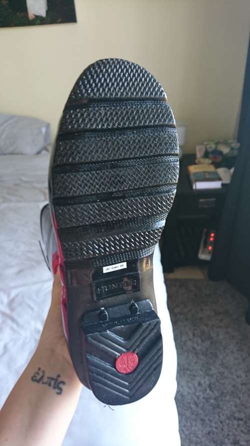 Hunter boots, original, glossy black, size 7