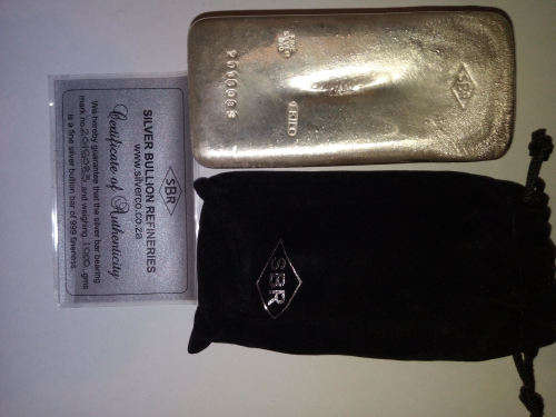 1kg Silver Bar
