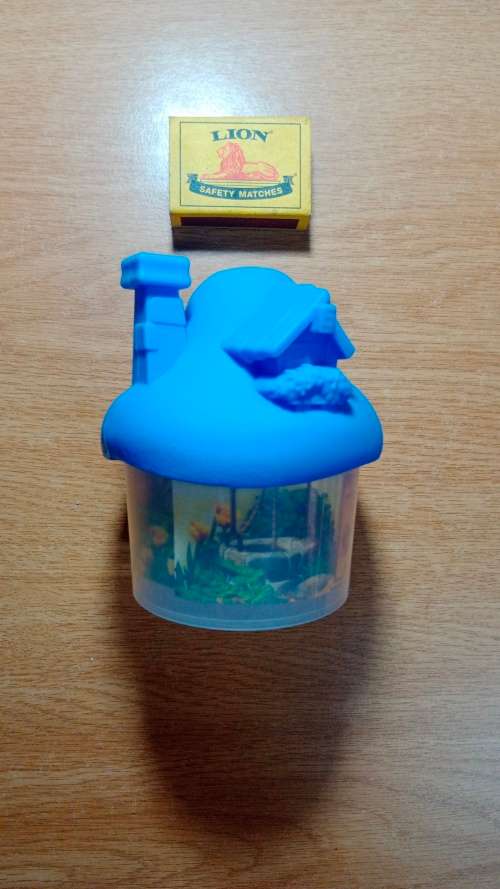 Mcdonalds 2017 Smurfs The Lost Village Light Blue House