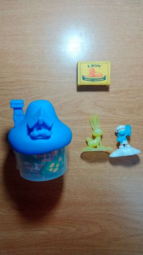 Mcdonalds 2017 Smurfs The Lost Village Light Blue House